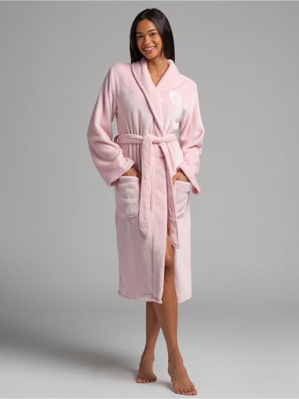 Unisex Comfrt Dreamday™ Plush Robe - Pale Rose